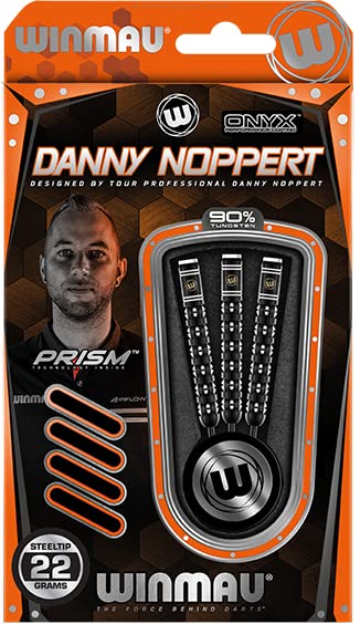 WINMAU Danny Noppert Freeze Edition Professionelle Dartpfeile mit weicher Spitze, 90 % Wolfram, mit