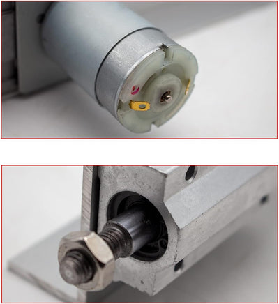 Toplionace Hub 2-8cm Hubzyklus Linearaktuator, DC 12V / 24V Getriebe Einstellbarer Teleskopmotor DIY