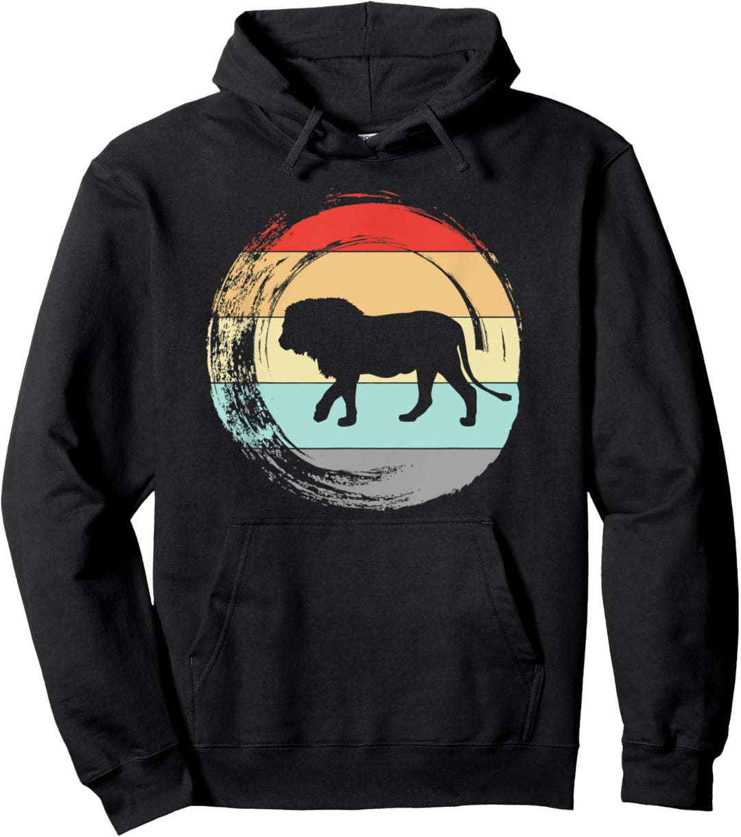 Vintage Löwen Flüsterer König Afrikas der Löwe Pullover Hoodie