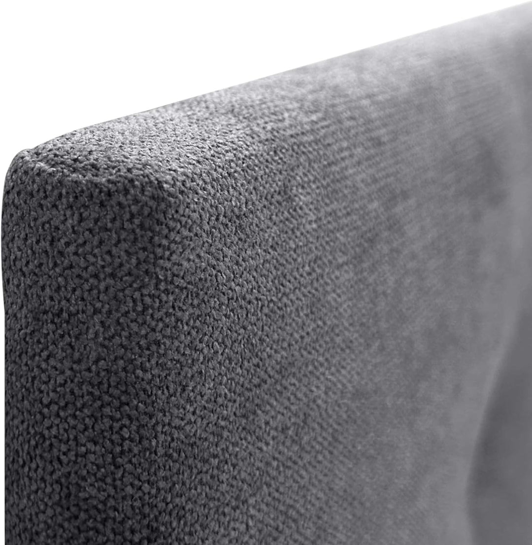 DHOME Kopfteil für Bett, gepolstert, 8 cm dick, gepolsterter Kopf, ACUALINE Stoff und Kunstleder, fü