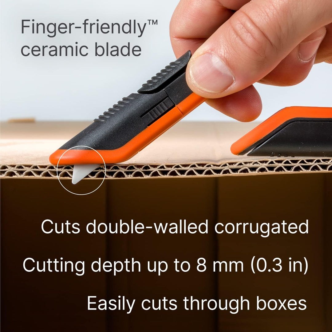 Slice 10400 400 | Sicherheits-Kartonmesser - Safety Cutter | Keramik-Sicherheitsklinge, beidhändig n