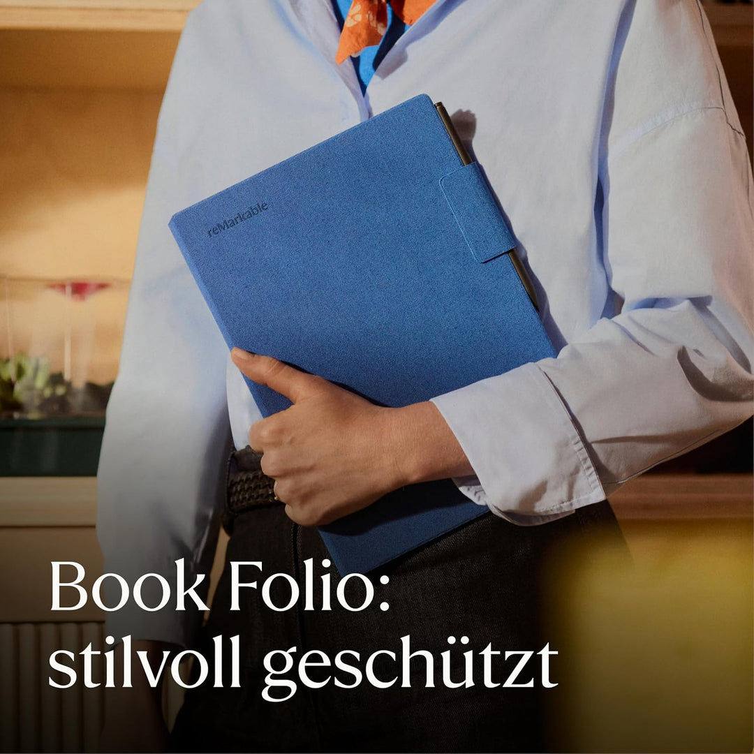 reMarkable Paper Pro-Bundle – Leder-Folio-Schutzhülle | 30,6 cm (11,8 Zoll) Farbdisplay und Leselamp