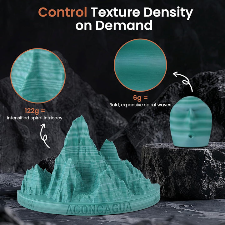 ERYONE High Speed Matte Twist PLA-Filament 1,75 mm,3D-Drucker-Filament PLA Matte+/-0,03 mm,1kg(2,2lb