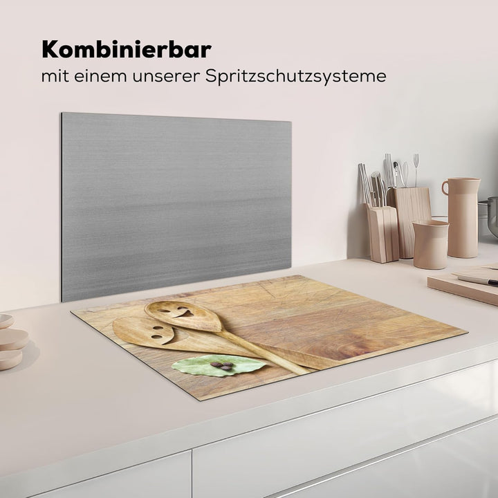 Herdabdeckplatte Einteilig Küche Herdabdeckung Induktionsfeld Ceranfeld Herdabdeckplatten Vinyl Matt