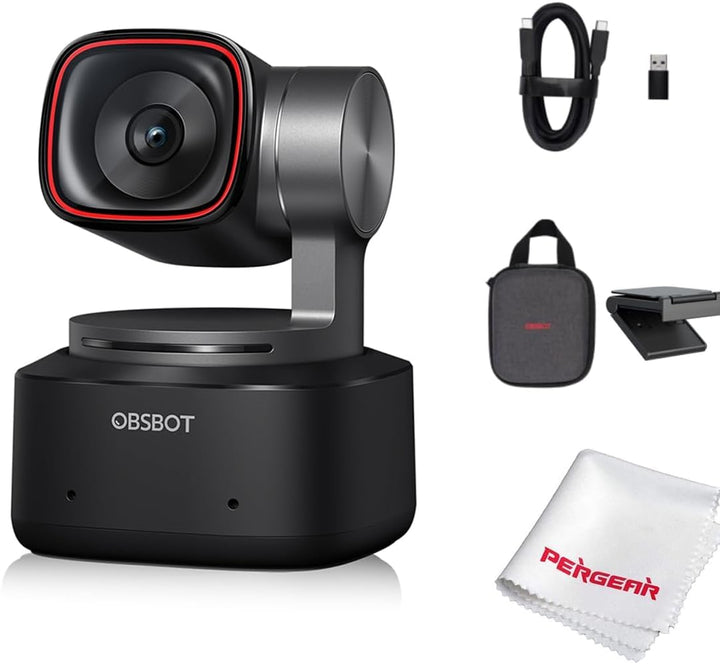 OBSBOT Tiny 2 AI-betriebene PTZ 4K Webcam1/1,5" CMOS 4X schnellere Fokussierung USB 3.0 10x schnelle