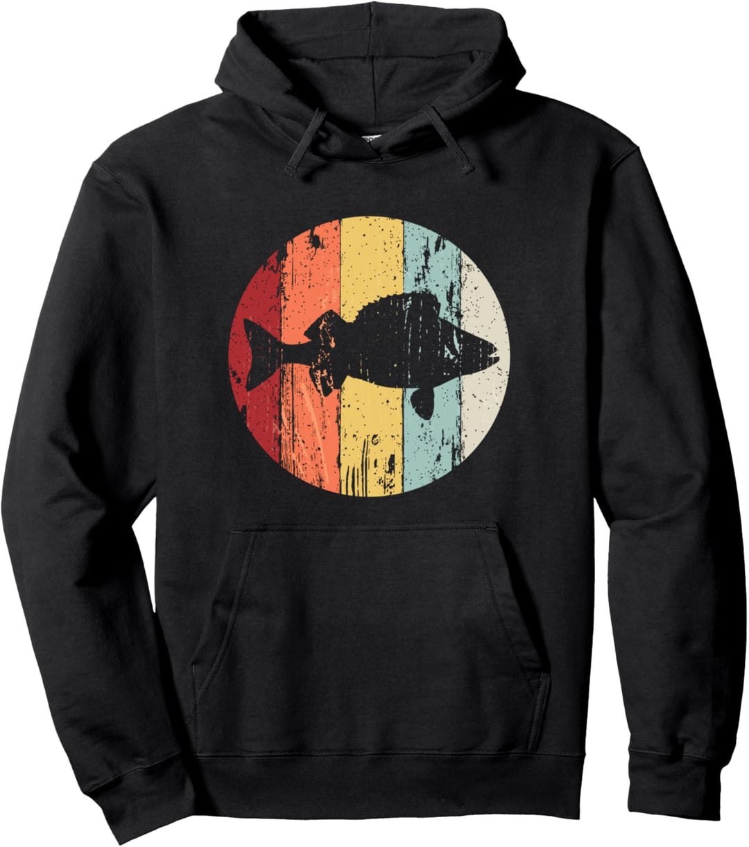 Barsch Angler Vintage Retro Look Pullover Hoodie