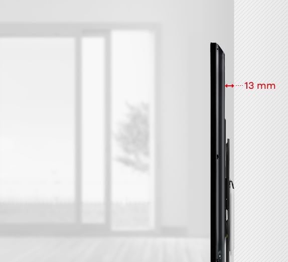 One For All TV-Wandhalterung - Fernseher Halterung - Curved 4K OLED QLED LED Flachbildfernseher - 13