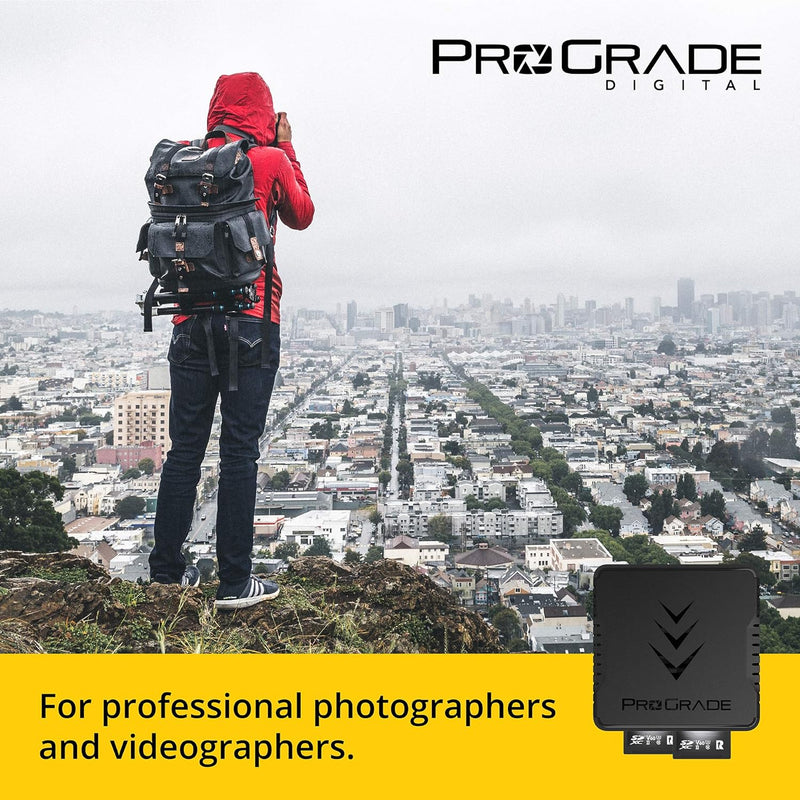 ProGrade Digital SD UHS-II Dual-Slot Speicherkartenleser | USB 3.2 Gen 2 für professionelle Filmemac
