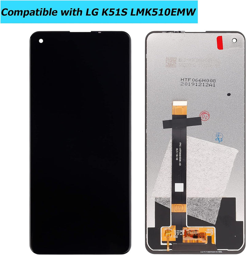 Vvsialeek Neu Ersatz LCD Display Kompatibel Für LG K51S LMK510EMW LM-K510EMW LM-K510 Ersatzteil Repa