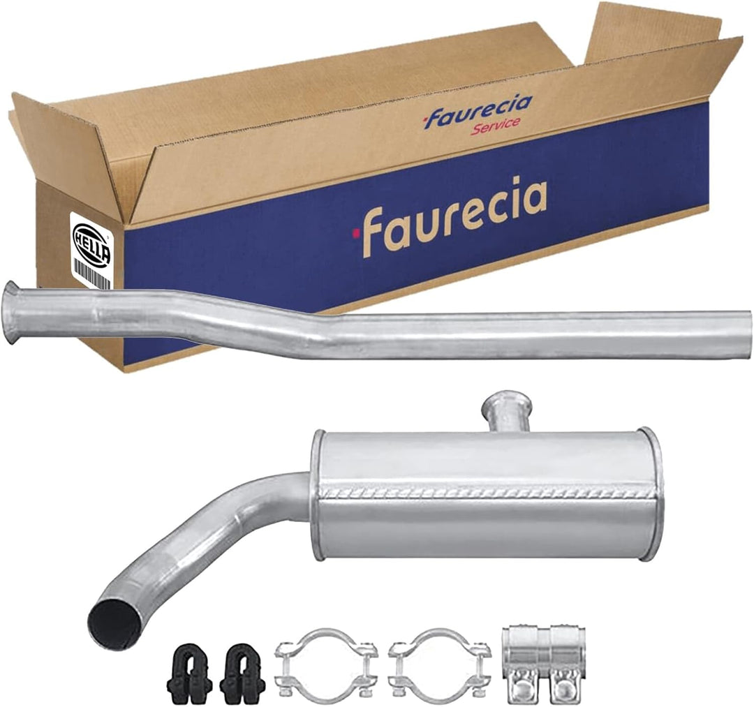 HELLA 8LC 366 025-761 Mittelschalldämpfer - Easy2Fit® Kit - mitte - zweiteilig - Set mit Anbauteilen