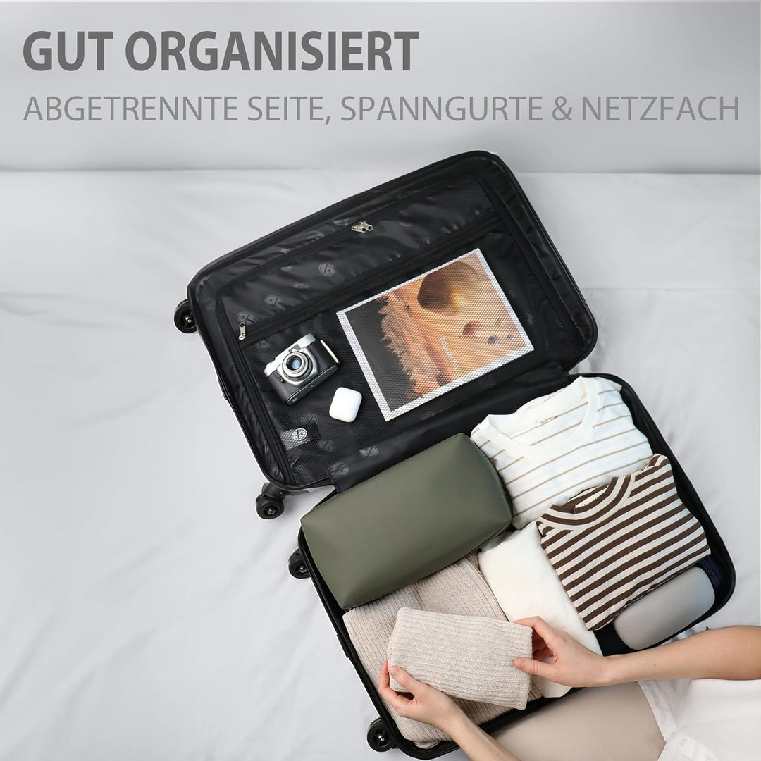 FERGÉ Kofferset 3 teilig Hartschale Marseille Reisekoffer Trolley-Set (Handgepäck, L, XL) 3er Set Ha