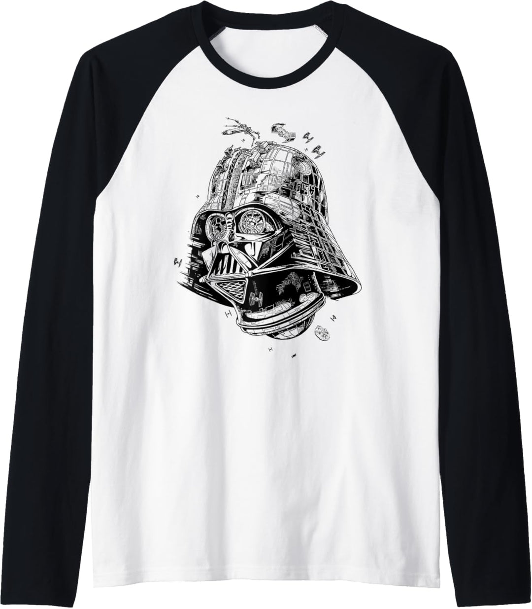 Star Wars Darth Vader Death Star Raglan