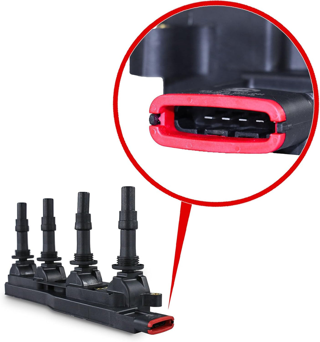 HELLA 5DA 358 000-041 Zündspule - 12V - 5-polig - Blockzündspule - geschraubt