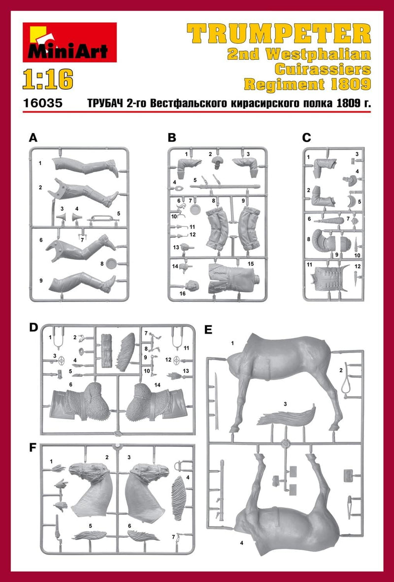 Mini Art 16035 - Trumpeter 2nd Westphalian Cuirassiers Re