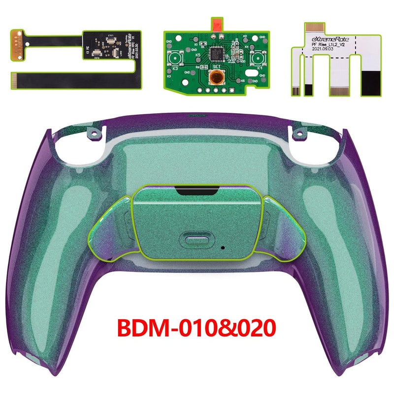 eXtremeRate Chameleon Rise 2.0 Remap-Kit für PS5 Controller BDM-010/020, Upgrade-Board und neu gesta