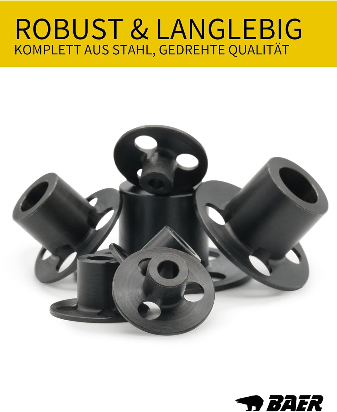 BAER Schneideisen Führungen Set M 3-12 mit oxidierter Oberfläche - Schneideisenführungen - Schneidei