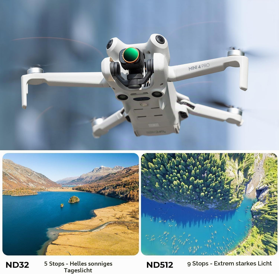 K&amp;F Concept Mini 4 Pro ND Filter, Variable ND Filter Stufen Variable Filter kompatibel mit DJI Mini