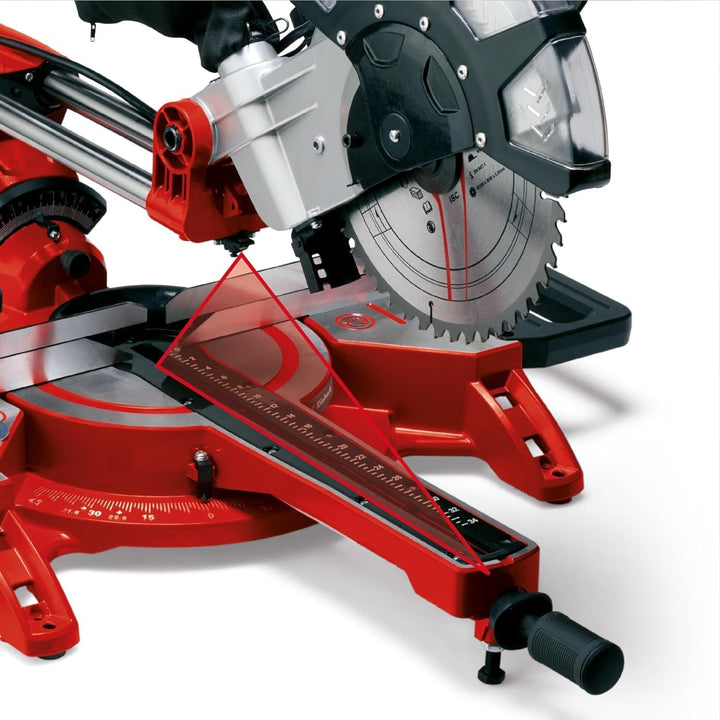 Einhell Zug-Kapp-Gehrungssäge TC-SM 2534/1 Dual (max. 2350 W, Ø250 x Ø30 mm Sägeblatt, 4000 min-1, i