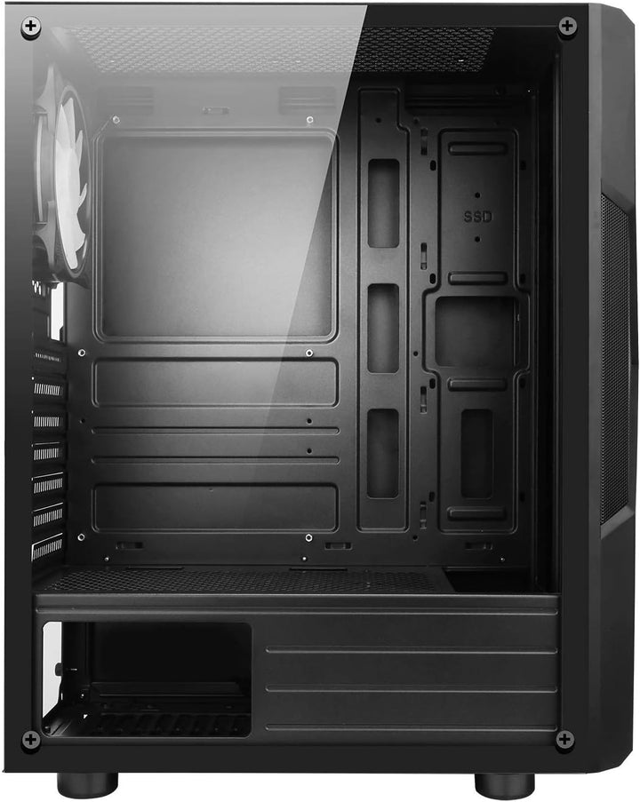 SPIRIT OF GAMER - Gamer Clone III PC-Gehäuse - ARGB - ATX/mATX/ITX Tower - Metallmaschen-Frontplatte