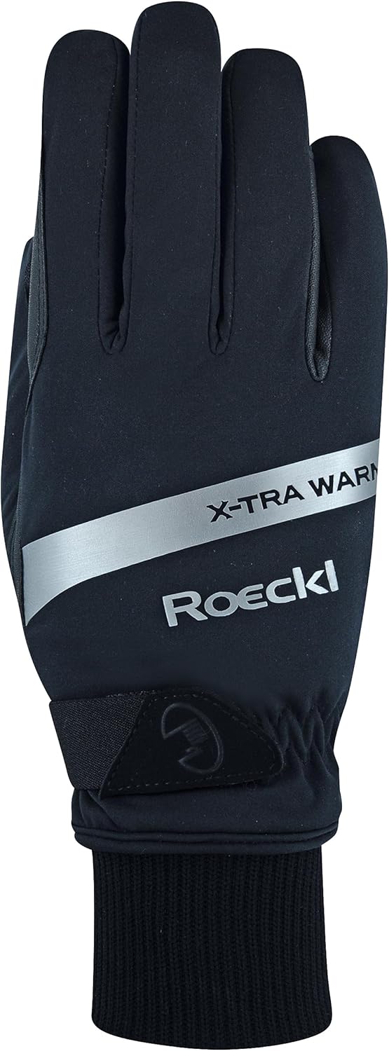 Roeckl Sports Reithandschuh Wynne, Turnier Winter Handschuh, 3 Farben, Grösse 6-11 8.5 Schwarz, 8.5