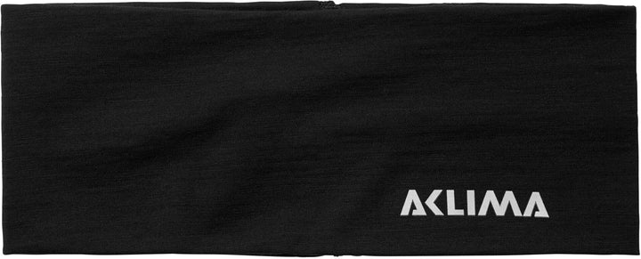 Aclima LightWool Stirnband Headband Schwarz L, Schwarz L