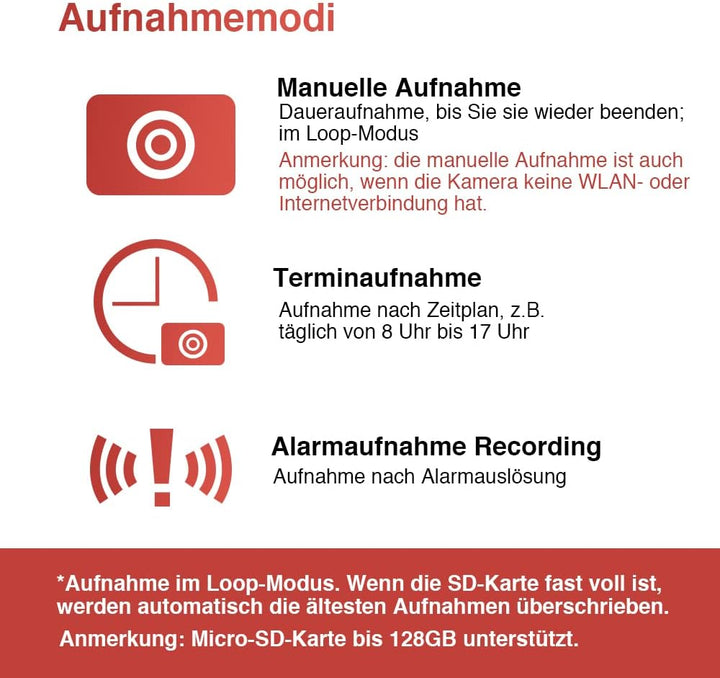 WIWACAM Mini Kamera WLAN, 2600mAh Akku, 4K Ultra HD Kleine Überwachungskamera Innen mit APP, WiFi Üb