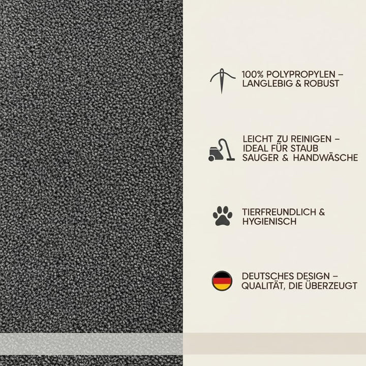 Fashion4Home Teppich Wohnzimmer – Einfarbig Teppich, Uni Teppich fürs Kinderzimmer, Schlafzimmer, Ar