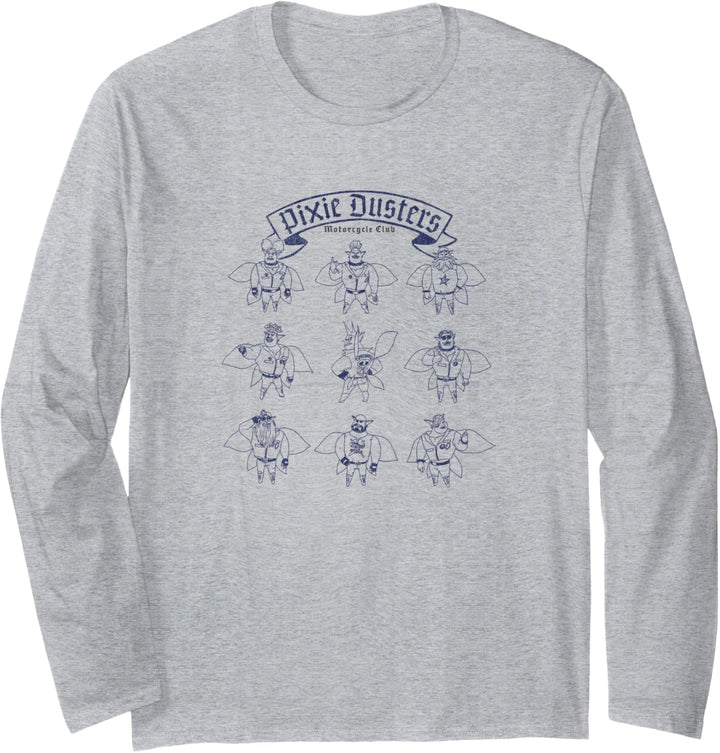 Disney Pixar Onward Pixie Dusters Motorrad Club Langarmshirt