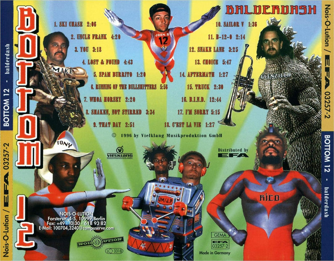 Balderdash, Audio-CD