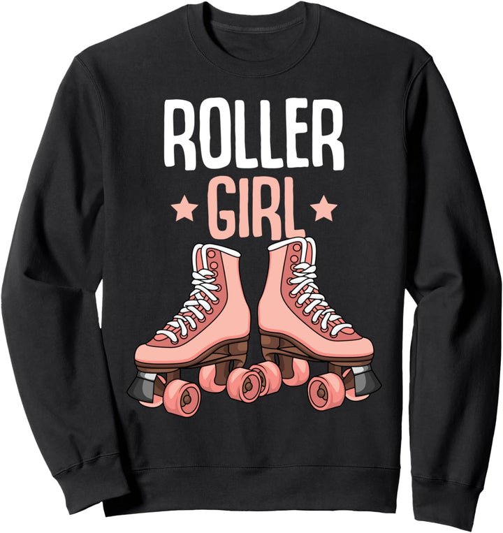 Rollschuhe Roller Girl Roller Skates Rollschuh Mädchen Sweatshirt
