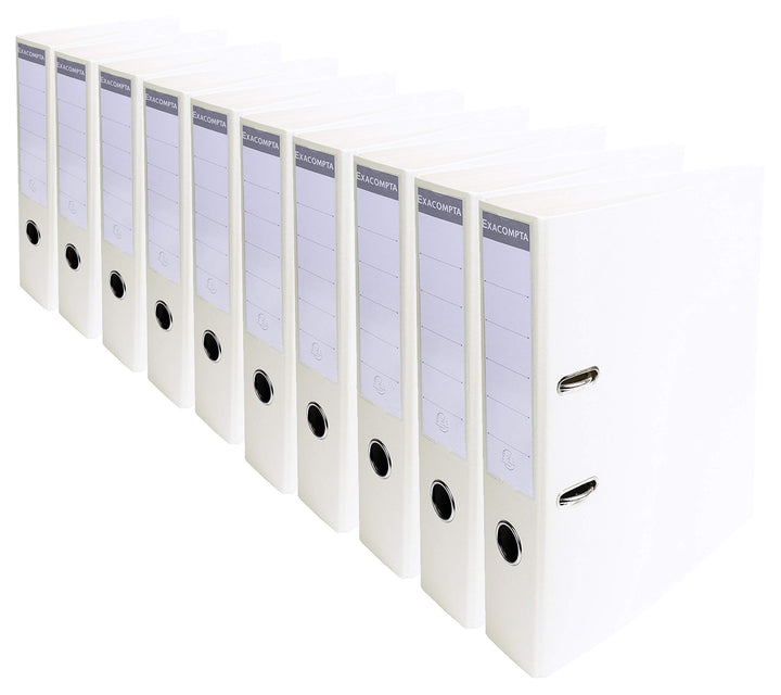 Exacompta 53748E 10er Pack Premium PVC-Ordner Prem´Touch Pastell. 7 cm breit DIN A4 Ringordner Akten