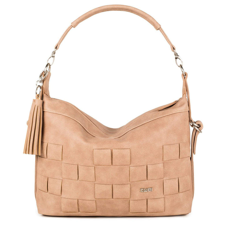 zwei Conny CY11 Henkeltasche 26 cm flecht-Korn