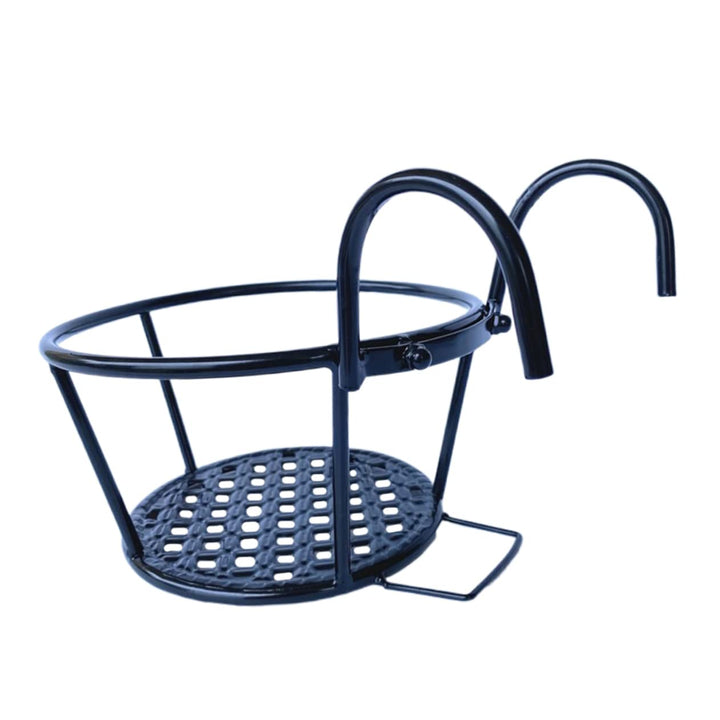 OFFSCH 1stück Abnehmbarer Blumentopf Halter Aus Schmiedeeisen Hängeregal Für Balkon Garten Und Terra