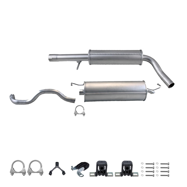 Ferroz Export Ersatz für Komplette Auspuffanlage ab Kat VW Golf IV 4 VW Beetle 1.4i 16V + Montagezub