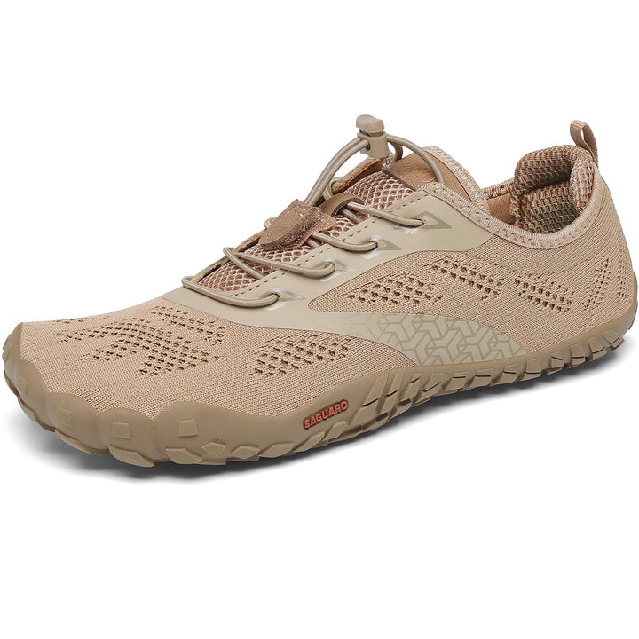 SAGUARO Unisex Barfussschuhe Outdoor Zehenschuhe Traillaufschuhe 37 EU Braun, 37 EU Braun