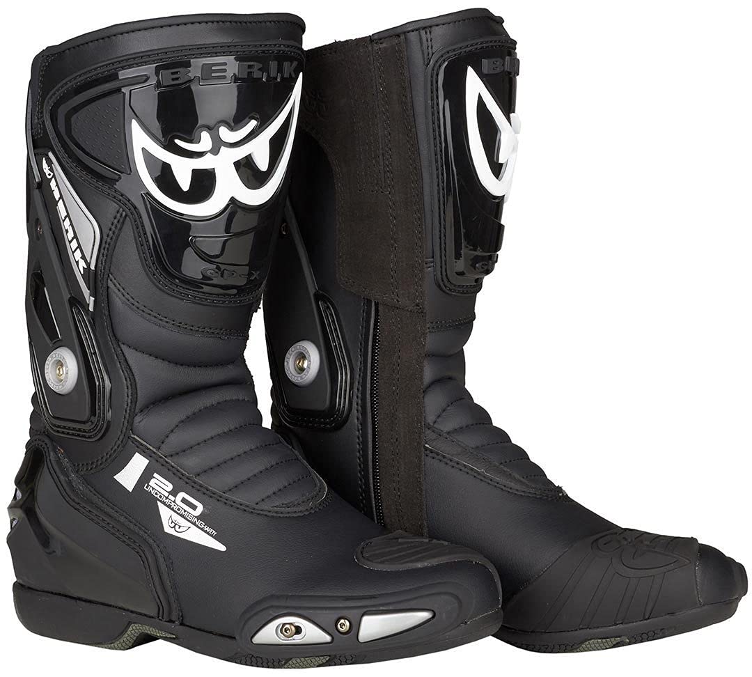 Berik Shaft 2.0 Motorradstiefel, schwarz, 41 41 EU Schwarz, 41 EU Schwarz