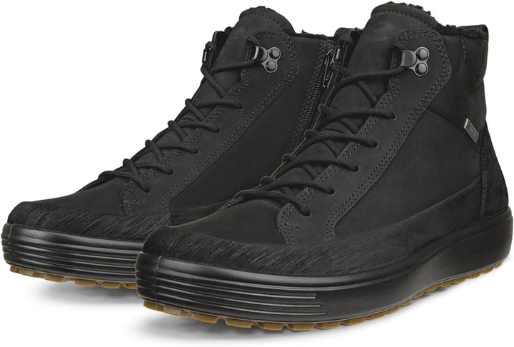 ECCO Herren Soft 7 Tred Winterstiefel, Gore-tex, WasserdichtWanderstiefel 39 EU Schwarz, 39 EU Schwa