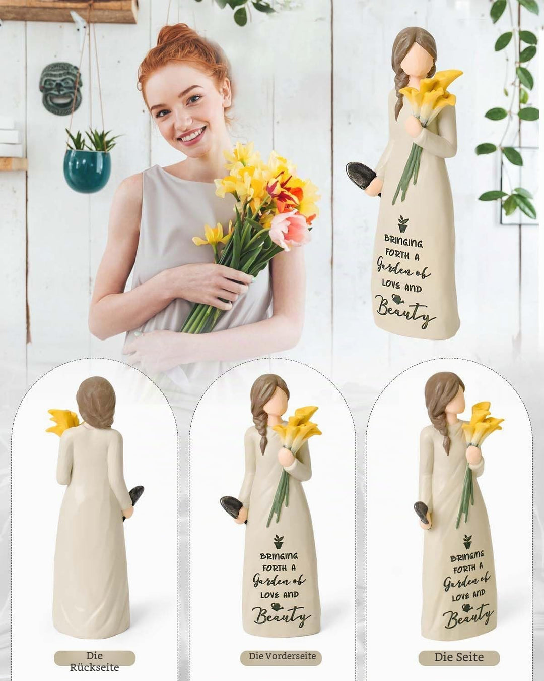 Gartengeschenke für Frauen, Gartengeschenke für Mutter, Schwestern, Freunde, Calla-Lilie, Geschenk f