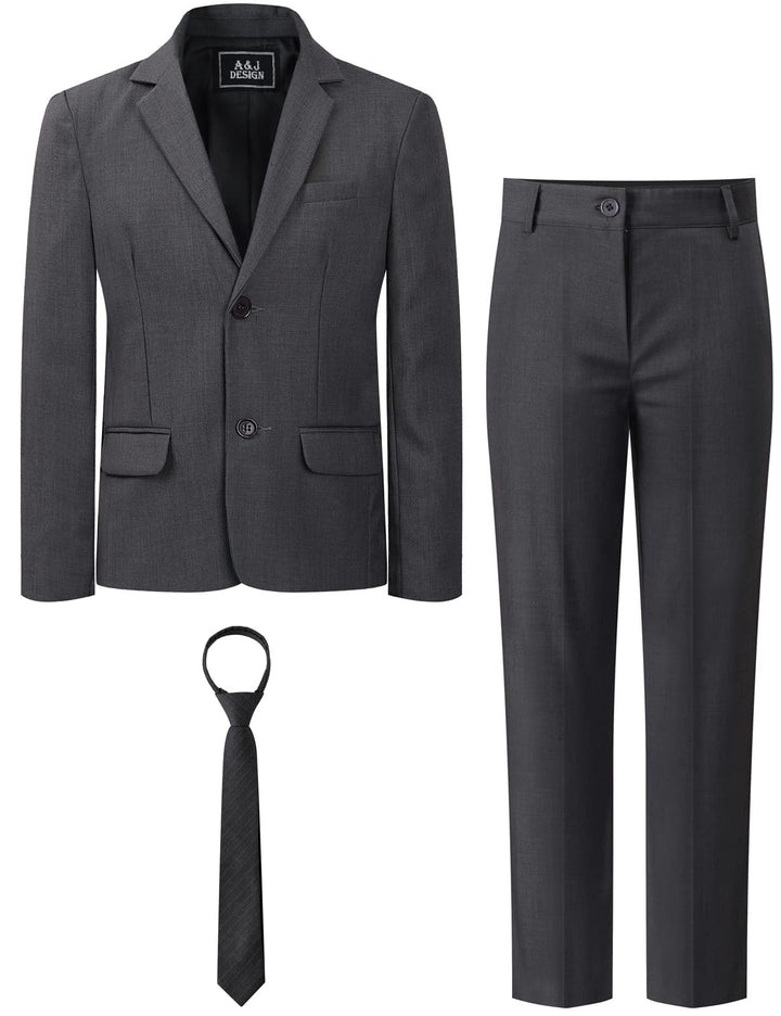 mintgreen Kinderanzug Set Jungen, Hochzeits-Outfit Festlich Formal Pagenkopf Abschlussball Jacke & H