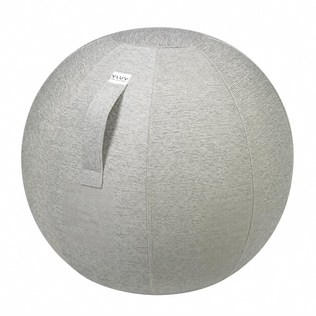VLUV® BOL STOV Sitzball Büro Ergonomisch [Atmungsaktiv mit Tragegriff und Wegrollschutz] Waschbarer