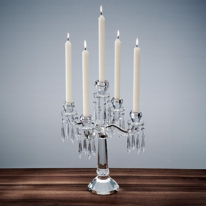 Villeroy und Boch Retro Accessories Leuchter, 5-armig, 43 cm, Glas, Klar 430mm, 430mm