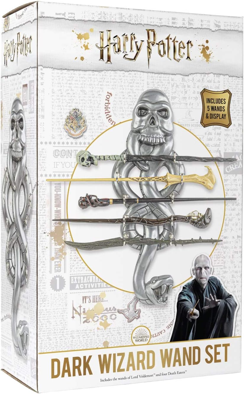 The Noble Collection Die Edle Kollektion Dark Wizard Zauberstab Set