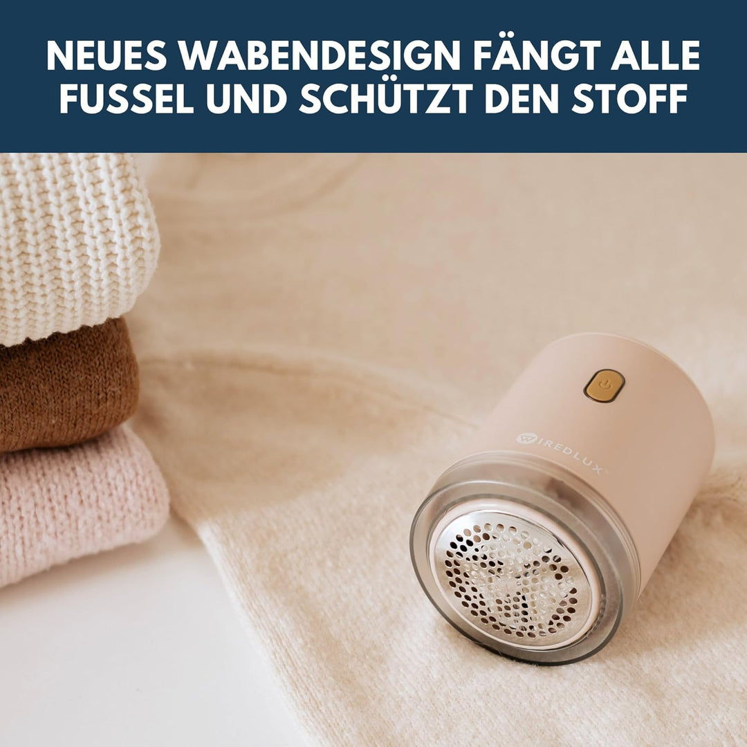 Fusselrasierer elektrisch – Fusselentferner & Entfussler für Kleidung, kompakt & tragbar – wiederauf