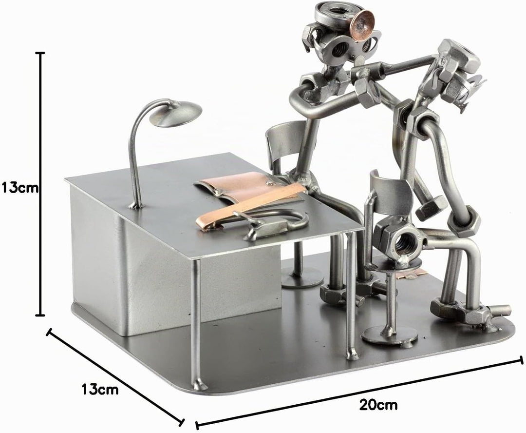 Steelman24 I Schraubenmännchen HNO-Arzt I Made in Germany I Handarbeit I Geschenkidee I Stahlfigur I