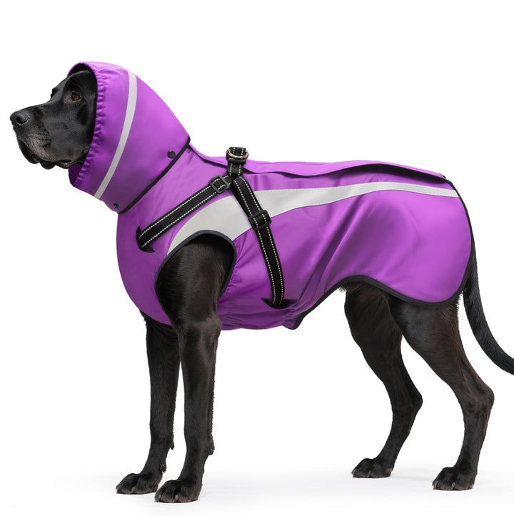 Hund Regenmantel wasserdichte Regenmäntel für Hunde Regenjacken mit Kapuze Haustier Regen Poncho Man