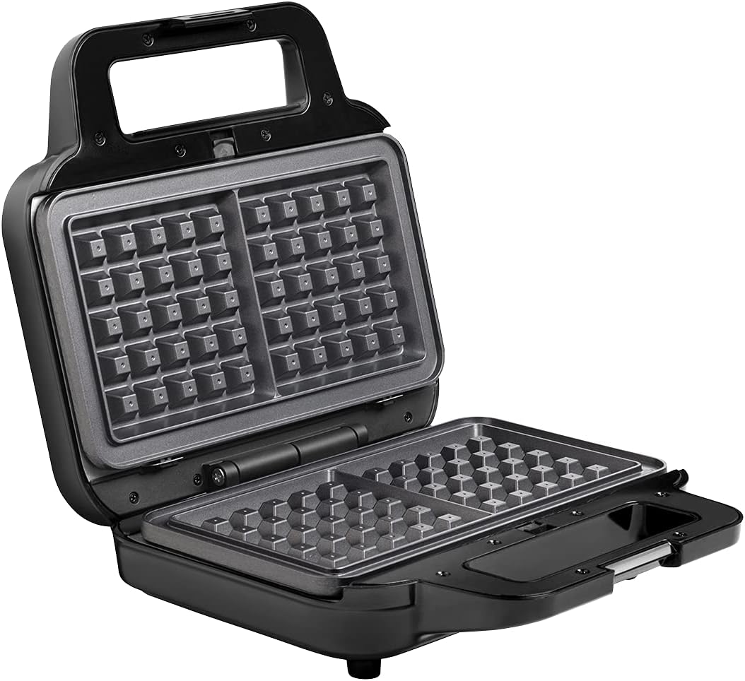 CONCEPT Hausgeräte Sandwichmaker mit austauschbaren Platten 4 in 1 SV3070, 900 W, schwarz