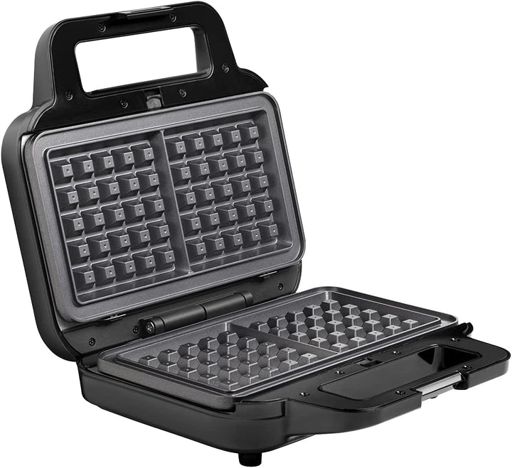 CONCEPT Hausgeräte Sandwichmaker mit austauschbaren Platten 4 in 1 SV3070, 900 W, schwarz