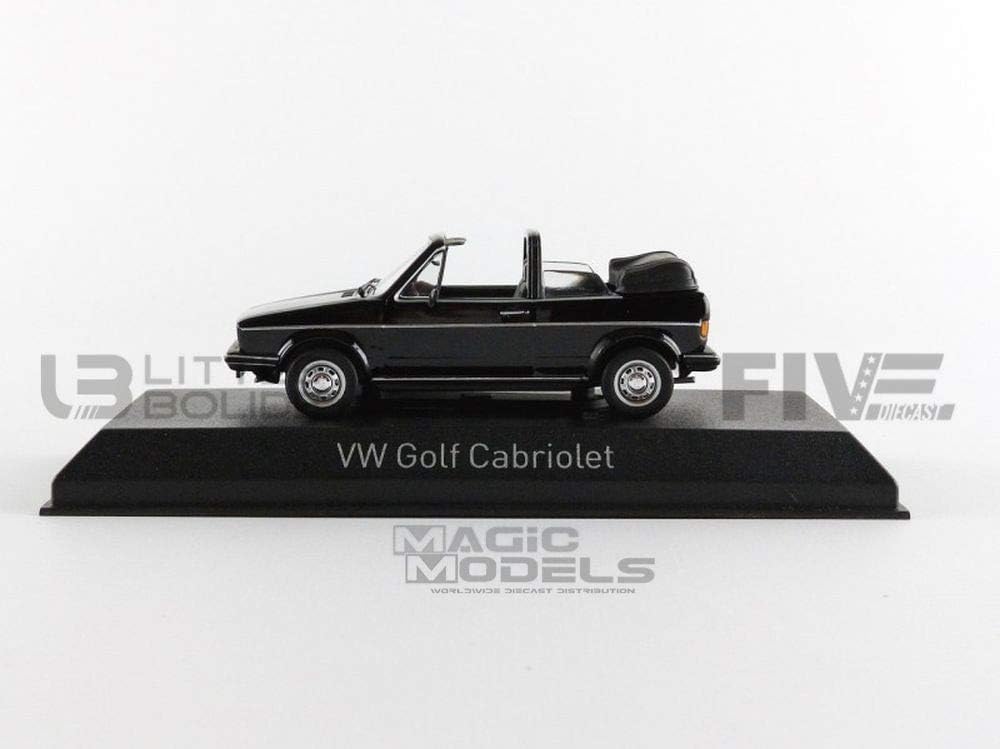 Norev nv840074 Massstab 1: 43 "1981 Volkswagen Golf Cabriolet schwarz spritzgussmodell