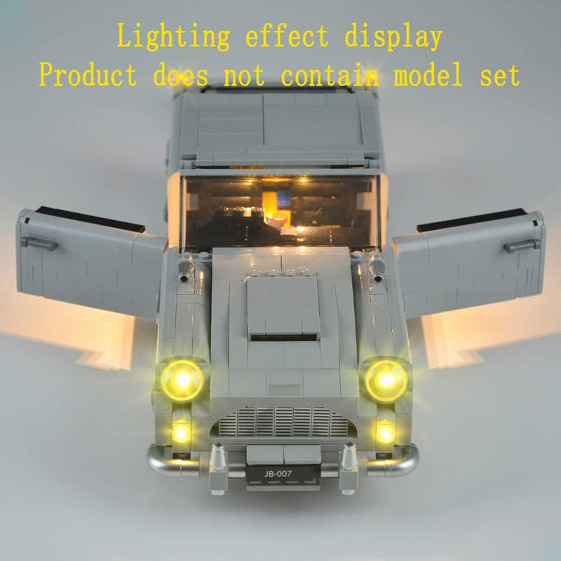 GEAMENT LED-Licht-Set für Creator Expert James Bond Aston Martin DB5 - Kompatibel mit Lego 10262 Bau