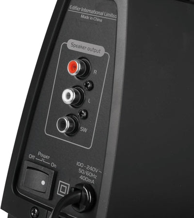 EDIFIER C2XD 2.1 Lautsprechersystem (53 Watt) mit Infrarot-Fernbedienung und optischem Eingang, C2XD